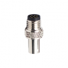 Moldable Connector, A Code - M8 8pins A code male moldable connector with shielded